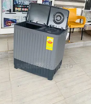 Essential Nasco Washing Machine Semi Automatic 8 Kg Grey