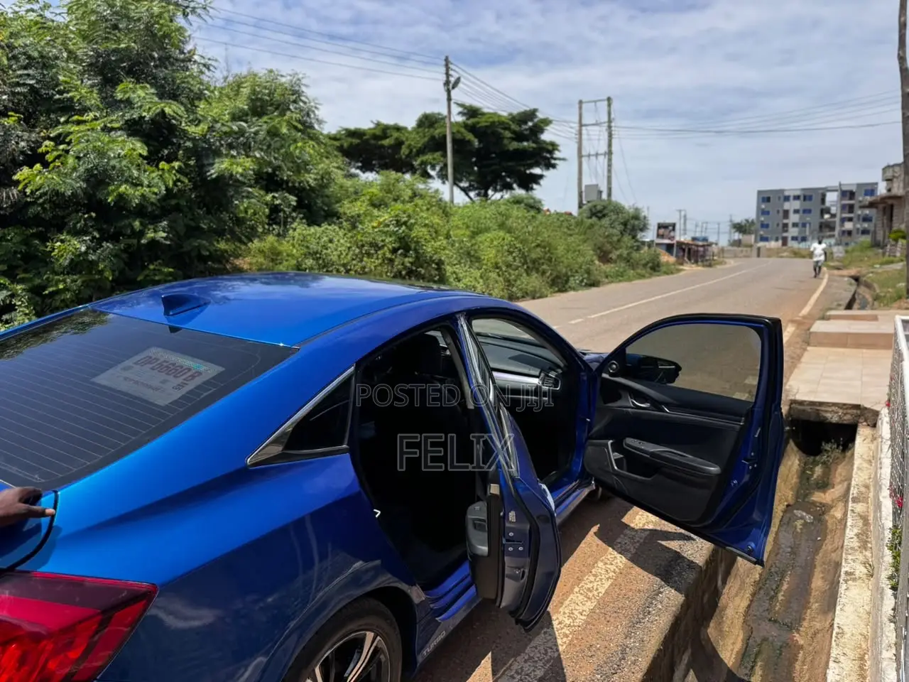 Honda Civic Touring 4dr Sedan (1.5L 4cyl) 2017 Blue