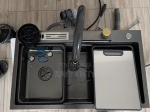 Modern Kitchen Sink Stainless (With Chopping Board, Etc)