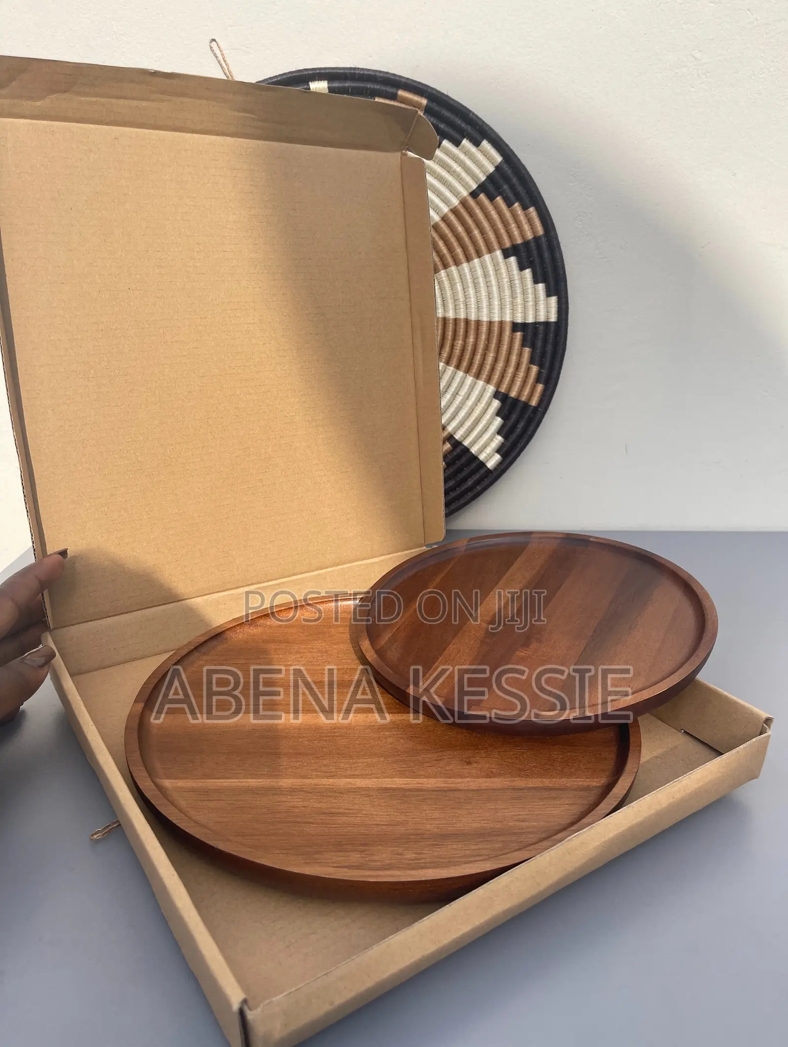 2 in 1 Wooden Plate