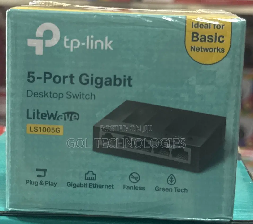 TP-Link 5 Port Gigabit Desktop Switch Ls1005g