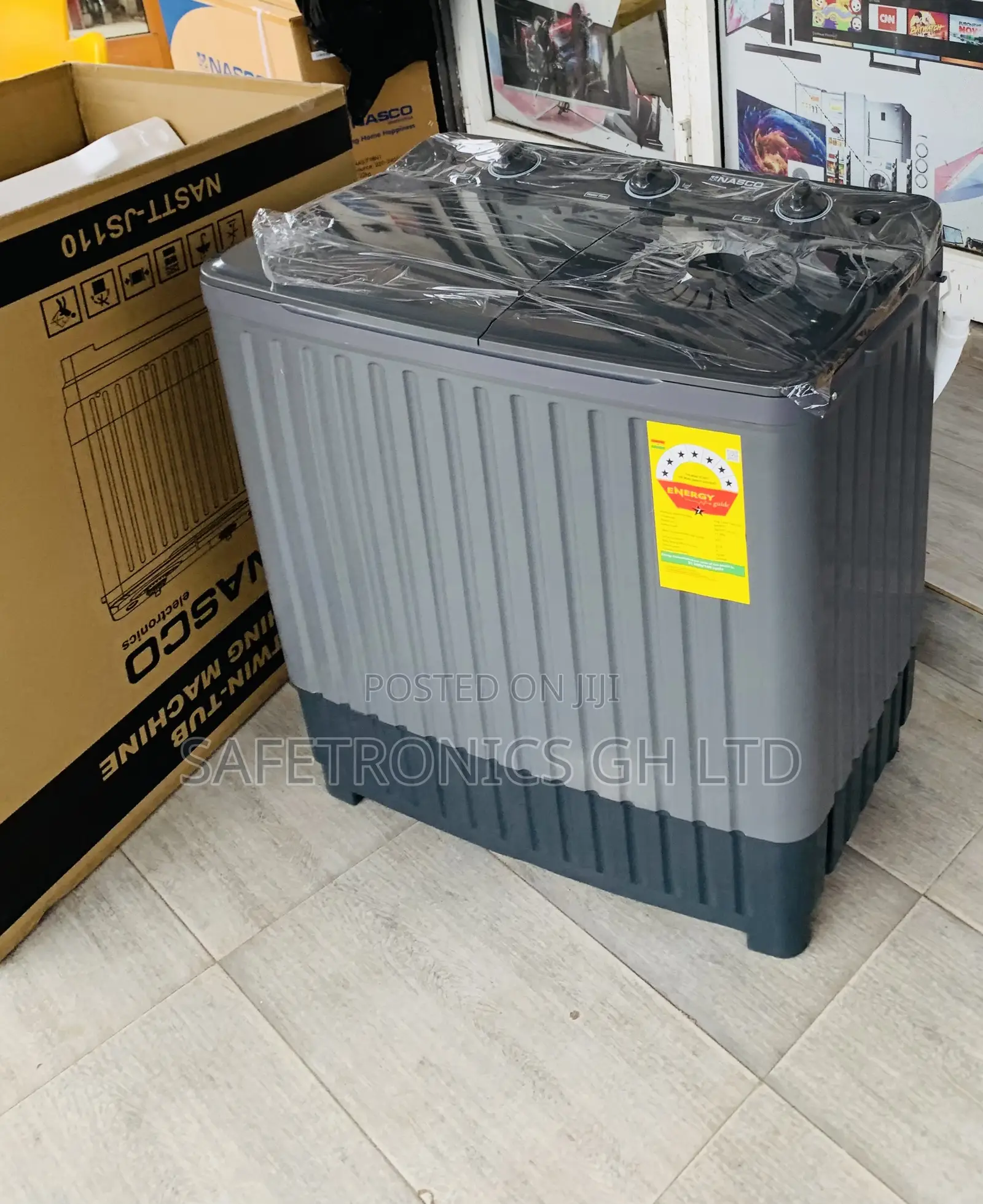Kindly Check Nasco Washing Machine Semi Automatic 8 Kg Grey