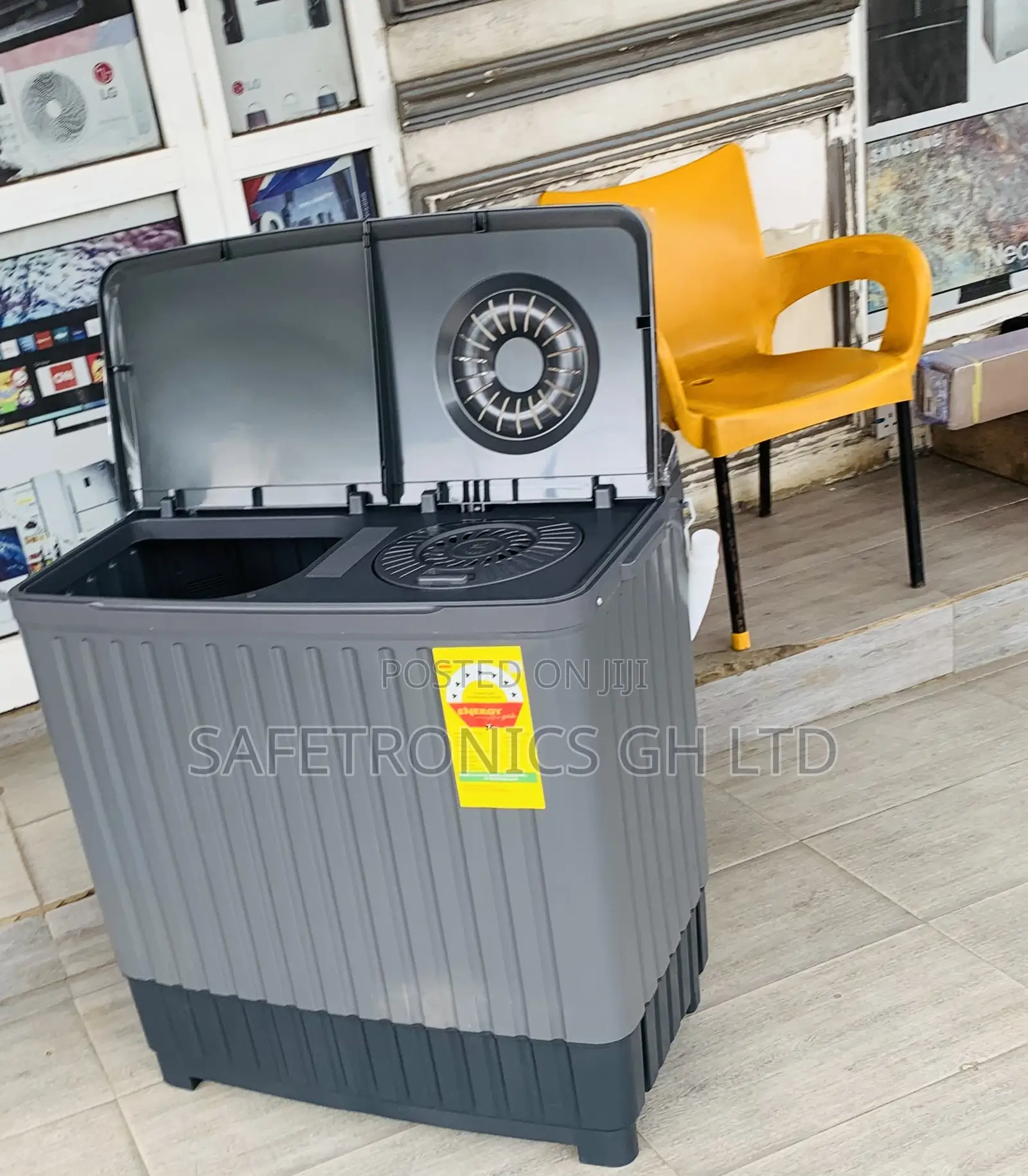 Choose New Nasco Washing Machine Semi Automatic 8 Kg Grey