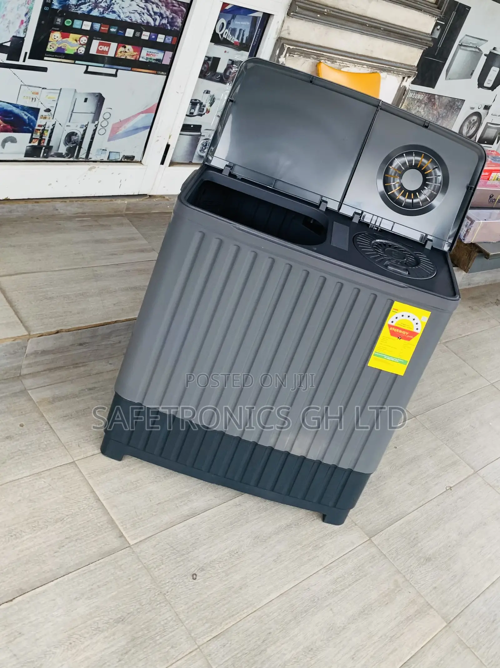 Trust New Nasco Washing Machine Semi Automatic 8 Kg Grey