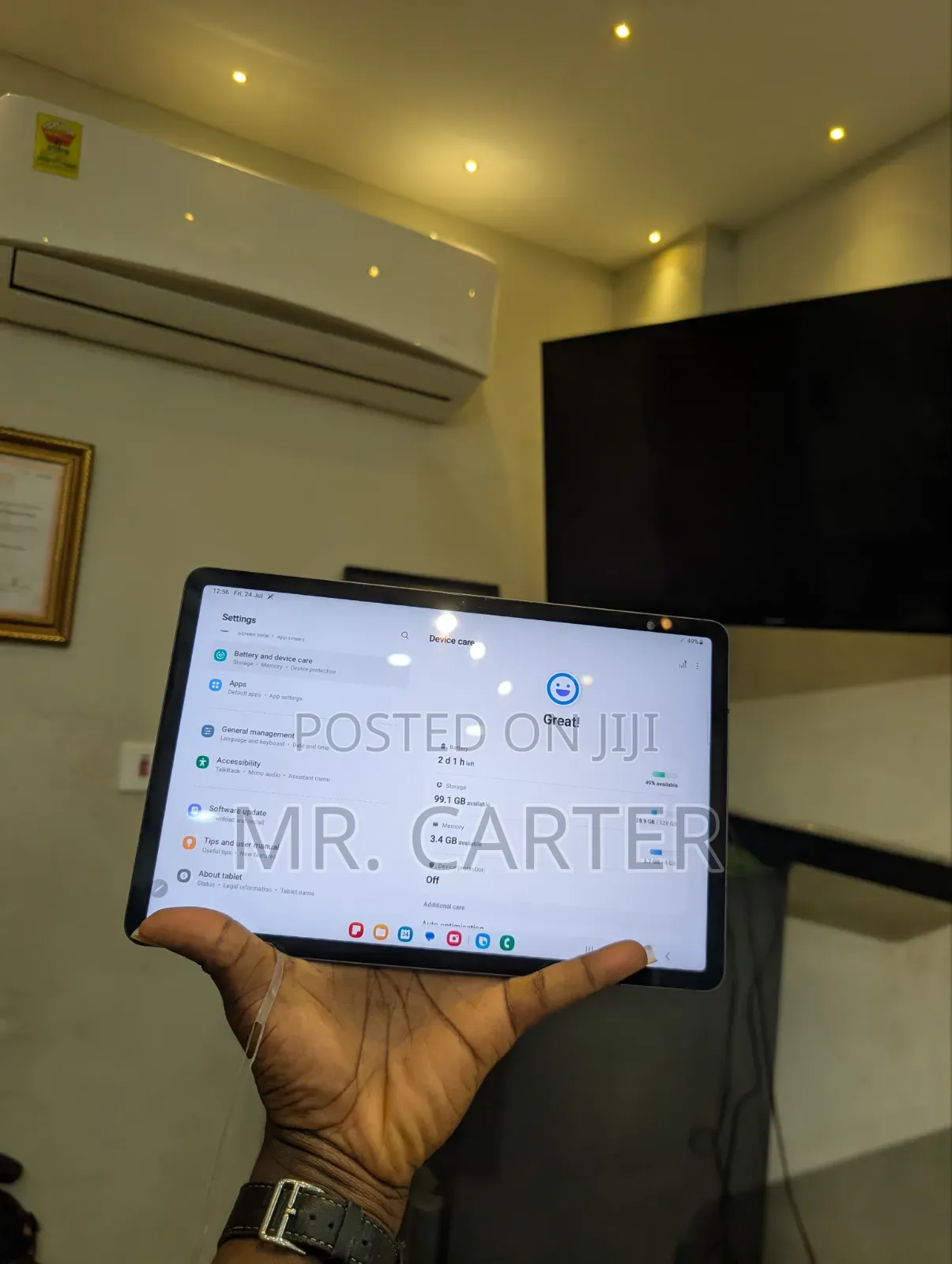 New Samsung Galaxy Tab S8 128 GB Black