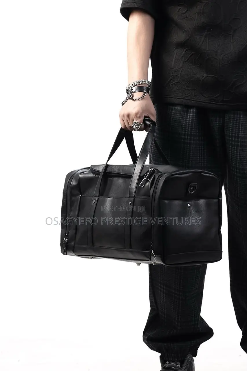 Solid Leather Duffle Bags