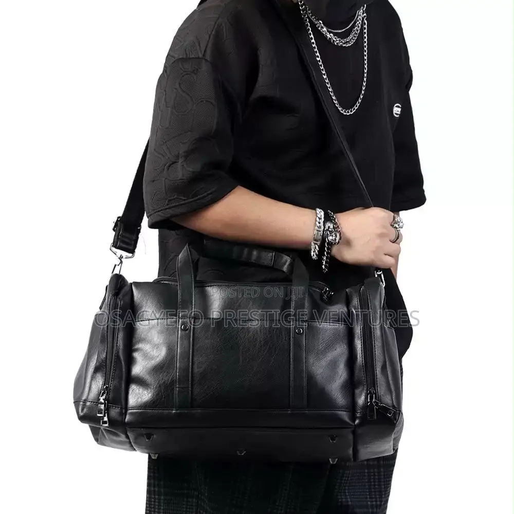 Solid Leather Duffle Bags