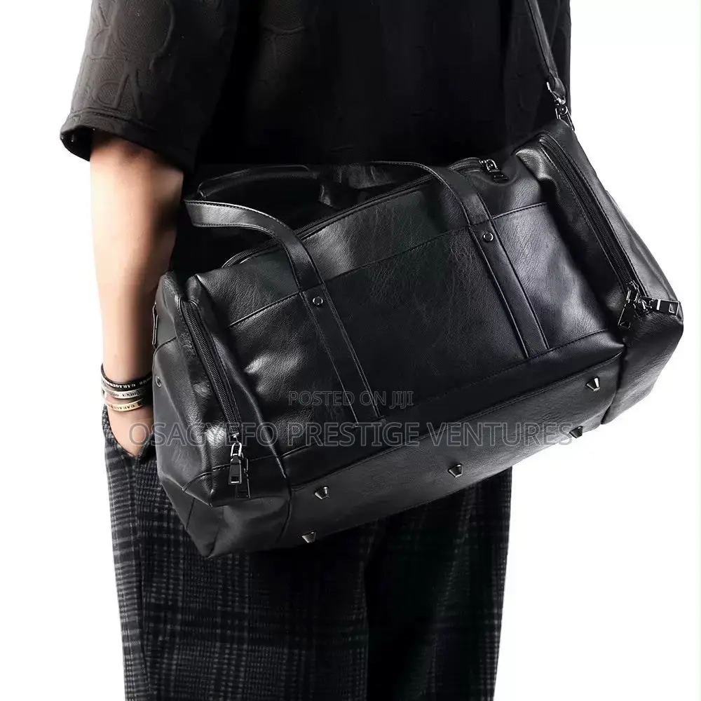 Solid Leather Duffle Bags