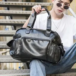 Solid Leather Duffle Bags