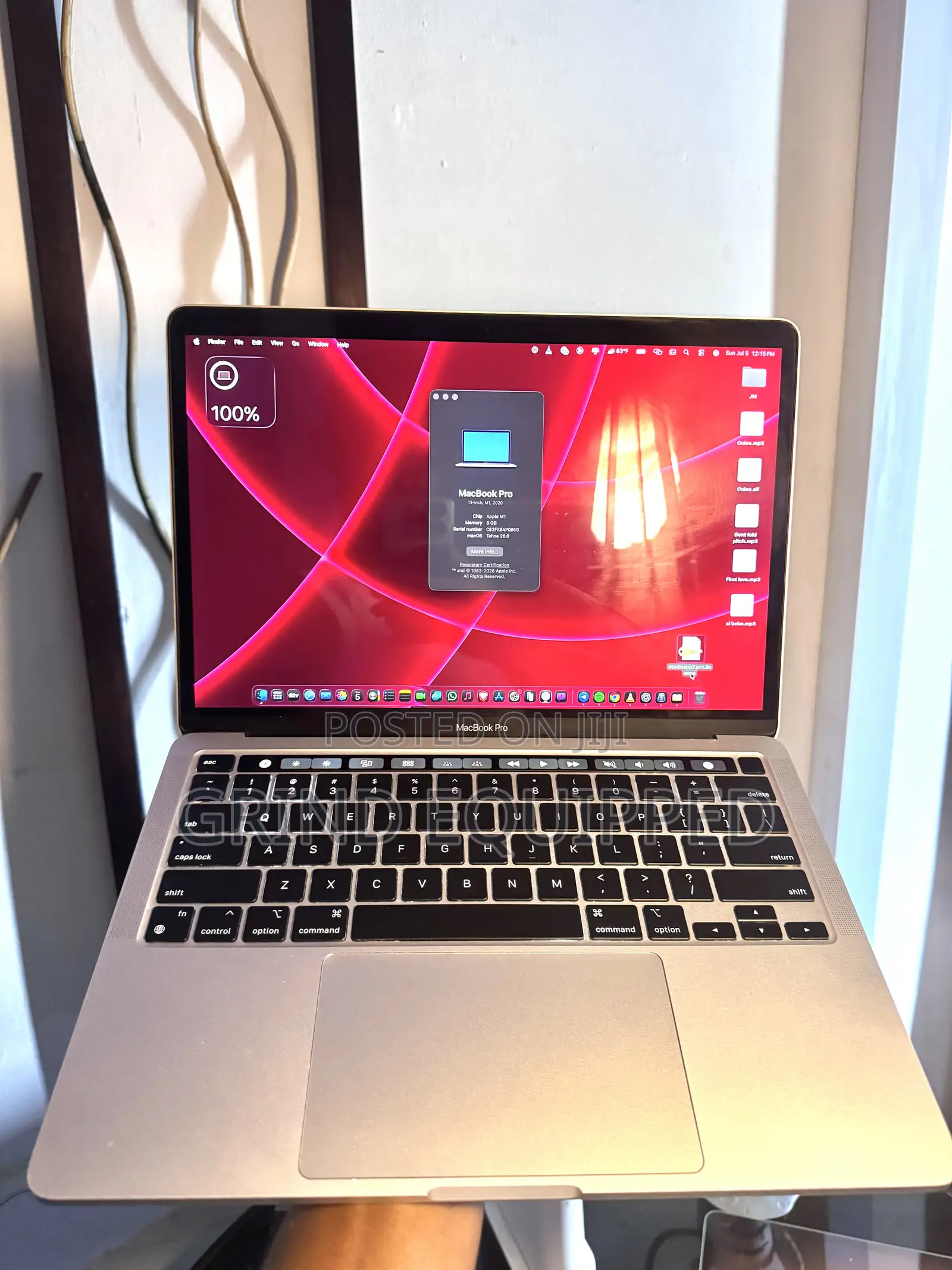 Laptop Apple MacBook Pro 2020 8GB Apple M1 Pro SSD 256GB
