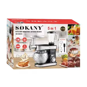 SOKANY Kitchen Master 7.5L Stand Mixer 1200W 6 Speeds