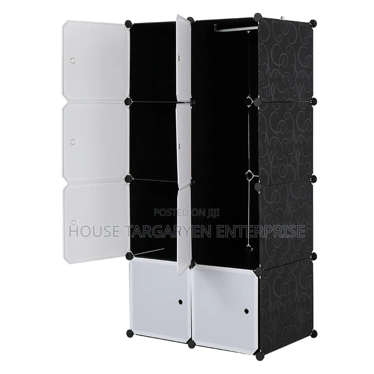 8 Cubes Plastic Wardrobe