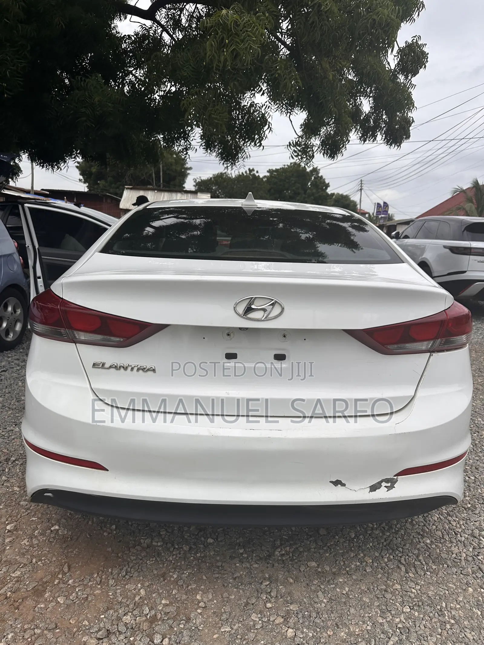 Hyundai Elantra Limited Sedan FWD (2.0L 4cyl 6A) 2017 White