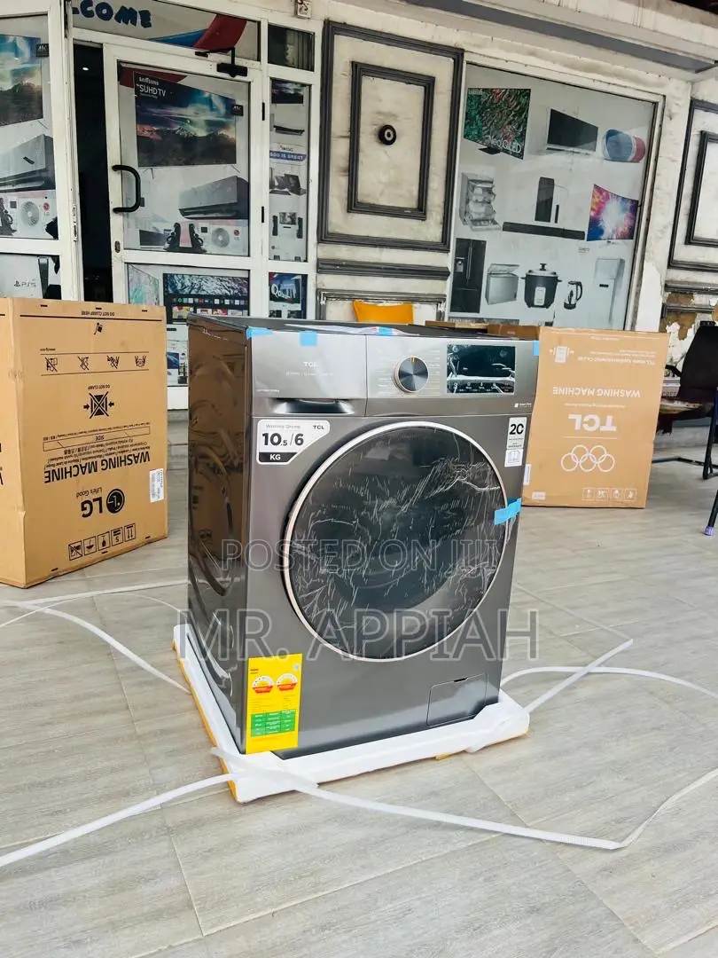 Order Classic TCL 10.5kg Front Load Full Auto Washing Machine.