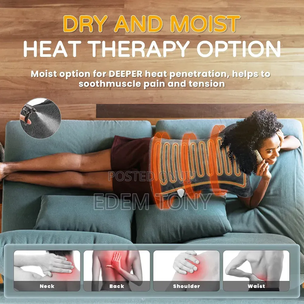 Electric Wrap Heating Pad for Neck, Shoulder, and Back Pain Relief