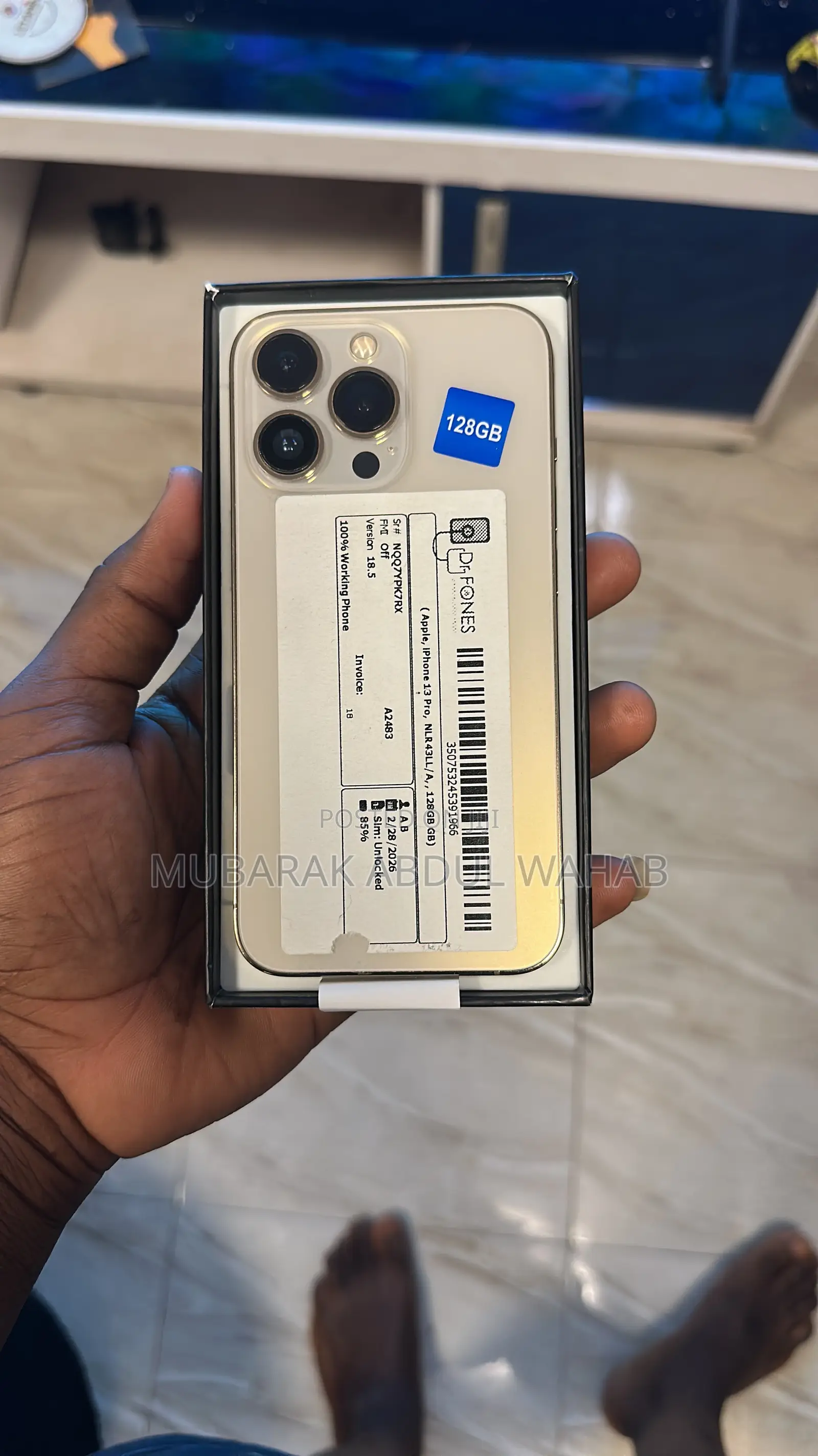 New Apple iPhone 13 Pro 128 GB Gold