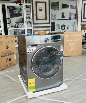 Choose Durable TCL 10.5kg Front Load Washing Machine(Gray)