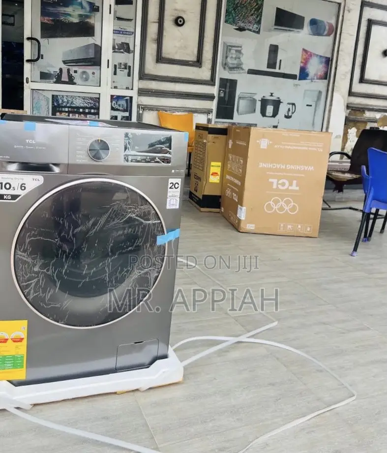 Check Out Classic TCL 10.5kg Front Load Washing Machine(Gray) 