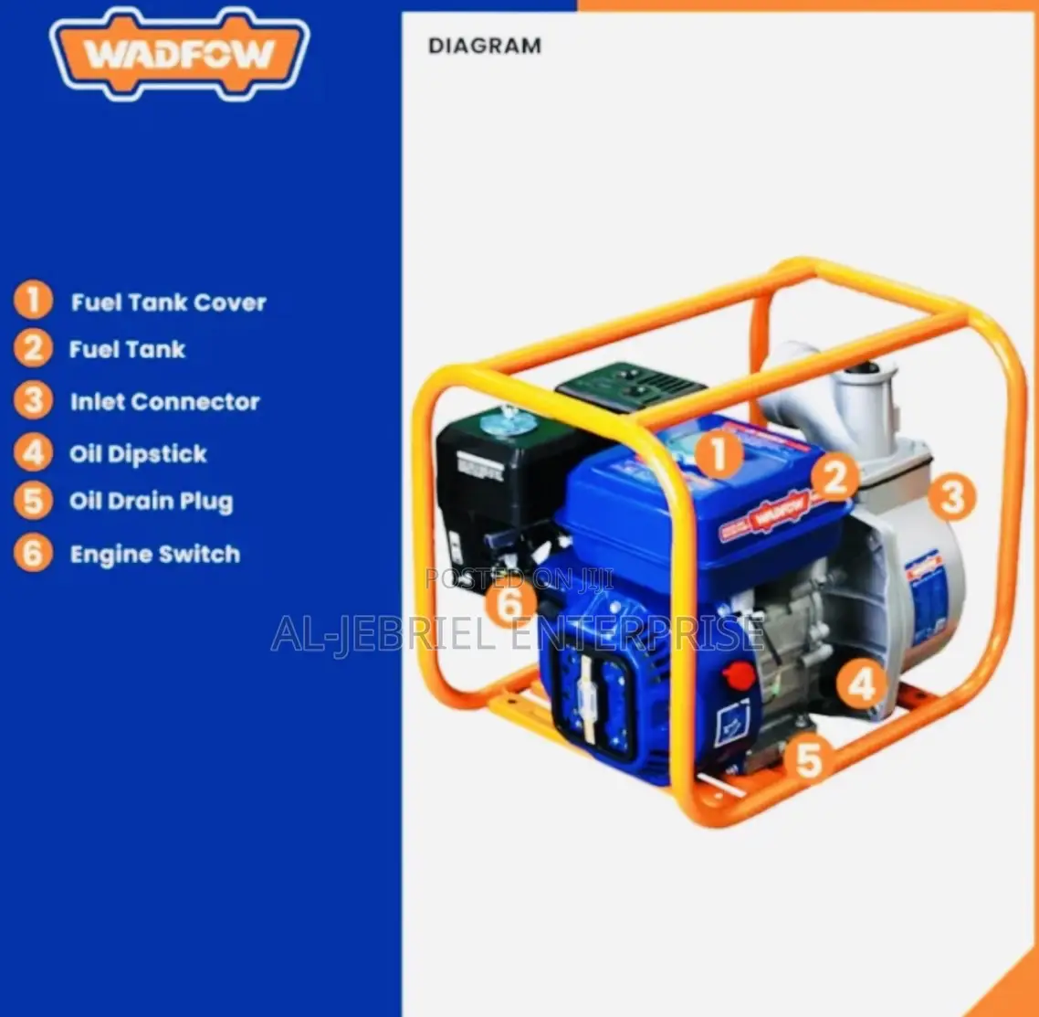 Wadfow 7.0HP Gasoline Water Pump
