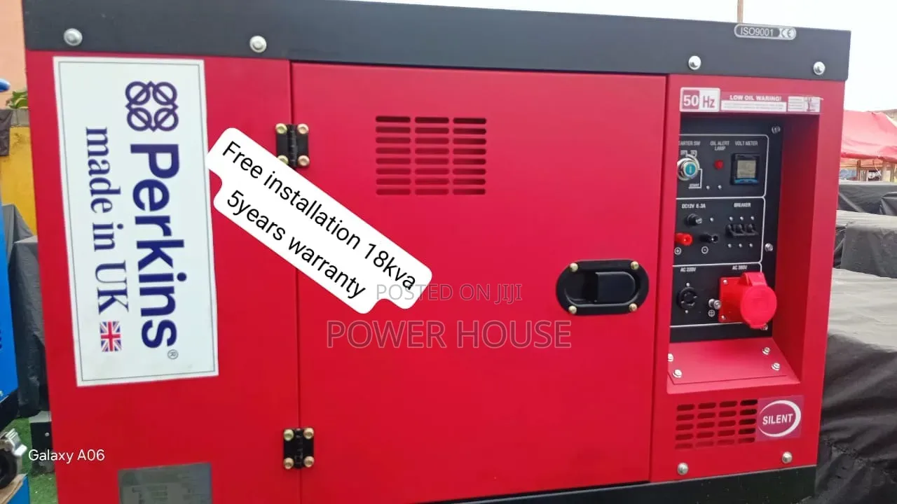 Perkins 18kVA Standby Diesel Generator – Stable Power Supply 18kva
