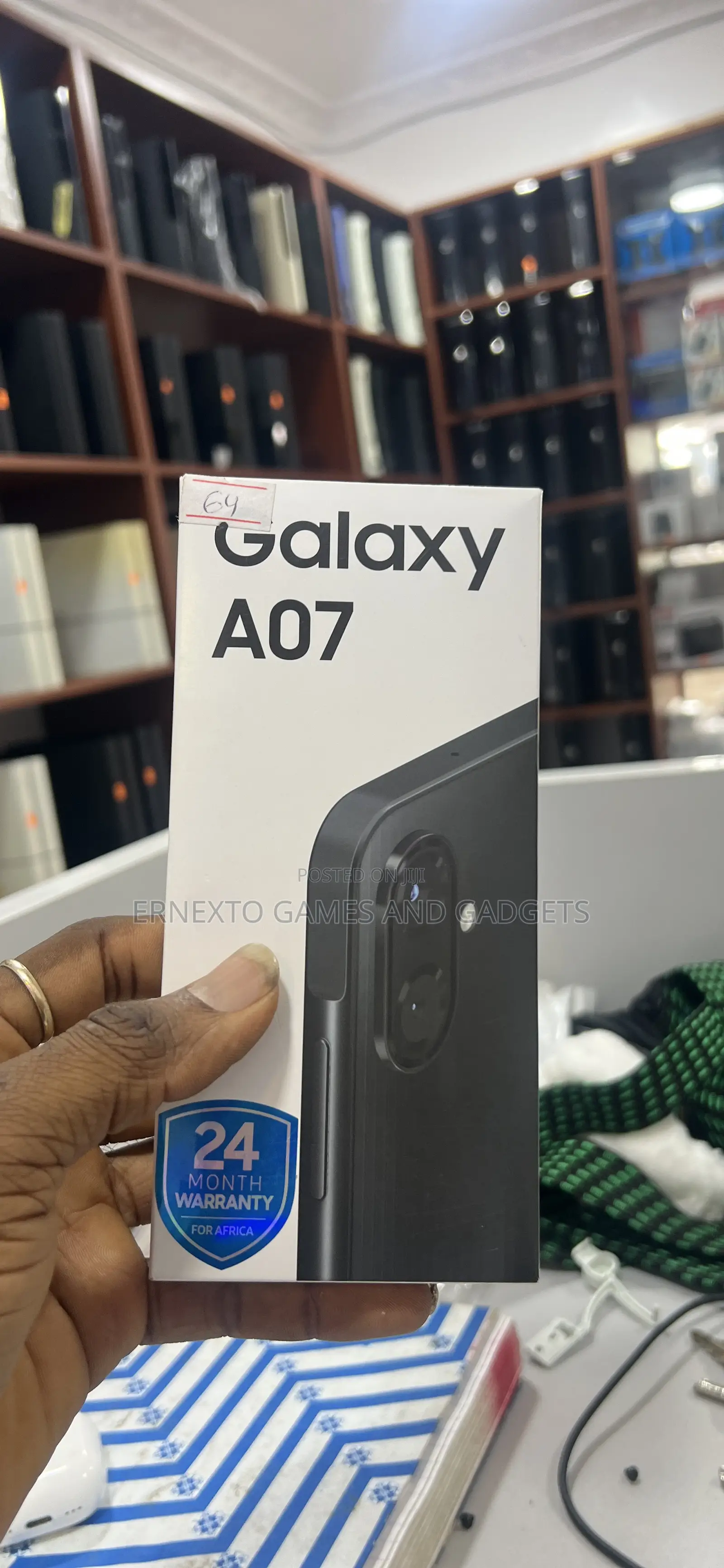 New Samsung Galaxy A07 4G 64 GB Black