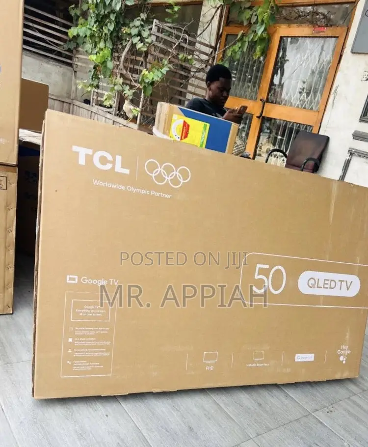 Order Sleek TCL Qled 50 Inch Smart Satellite Android Television.