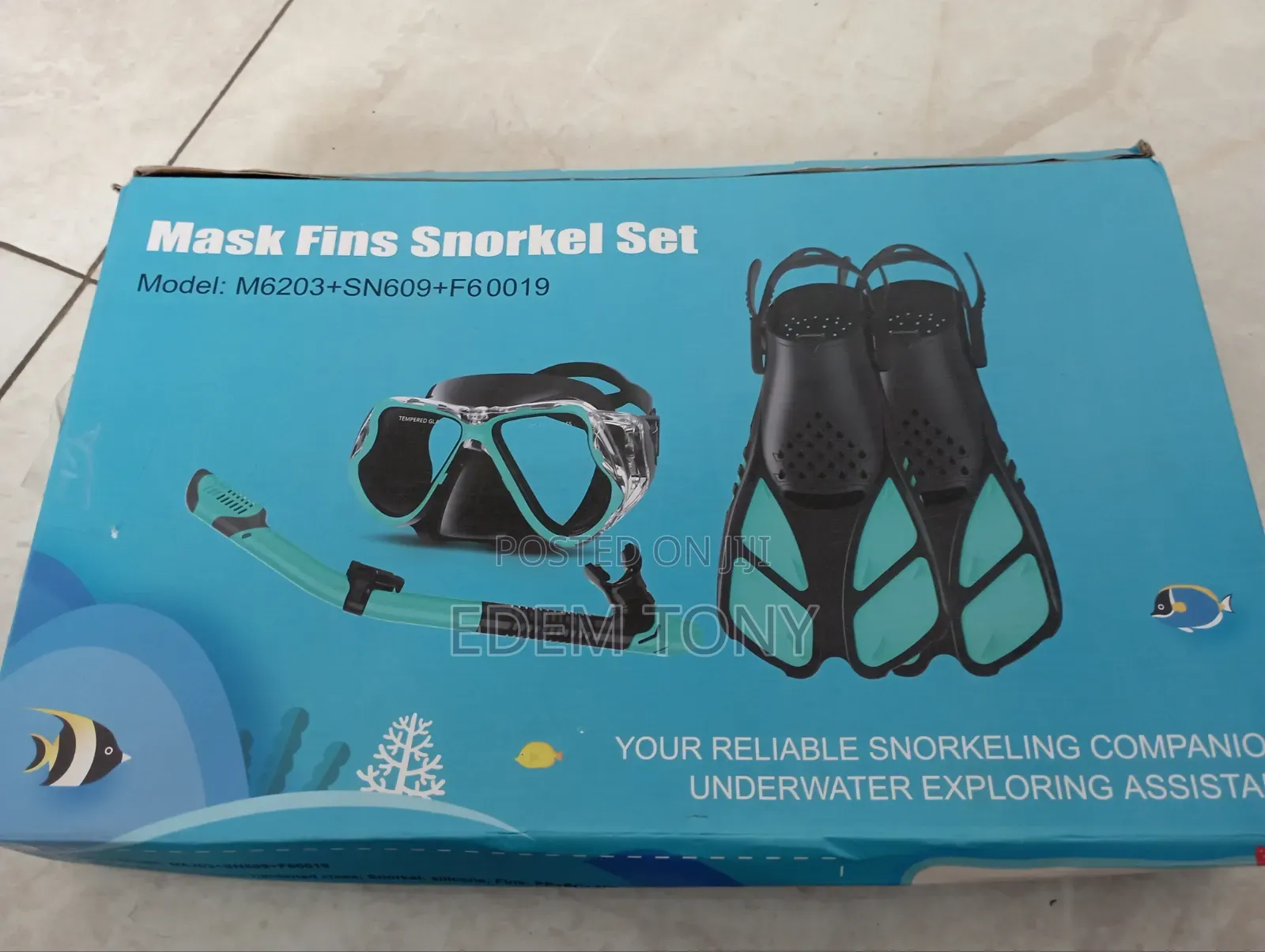 Mask Fins Snorkel Set