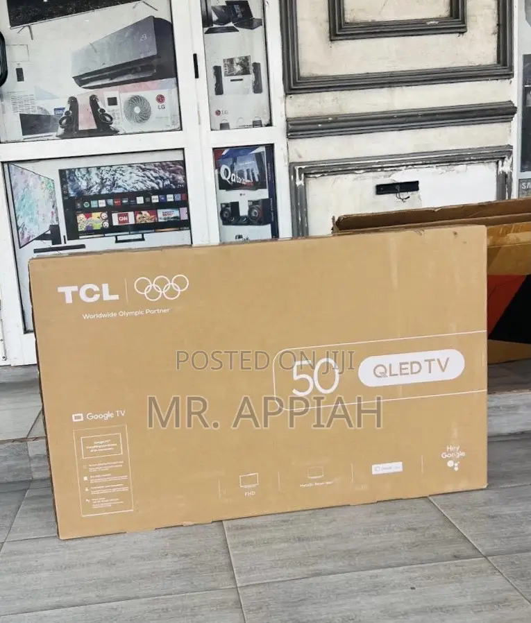Choose Sleek TCL 50” Qled Smart Satellite Android TV(2024 Model)
