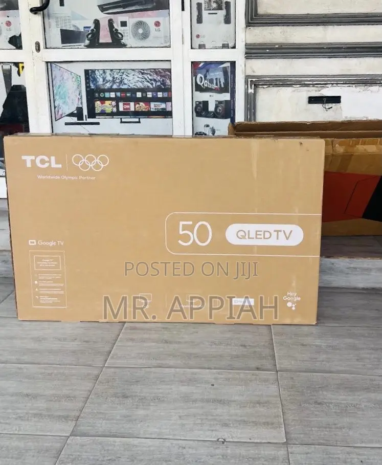 Choose Sleek TCL 50” Qled Smart Satellite Android TV(2024 Model)