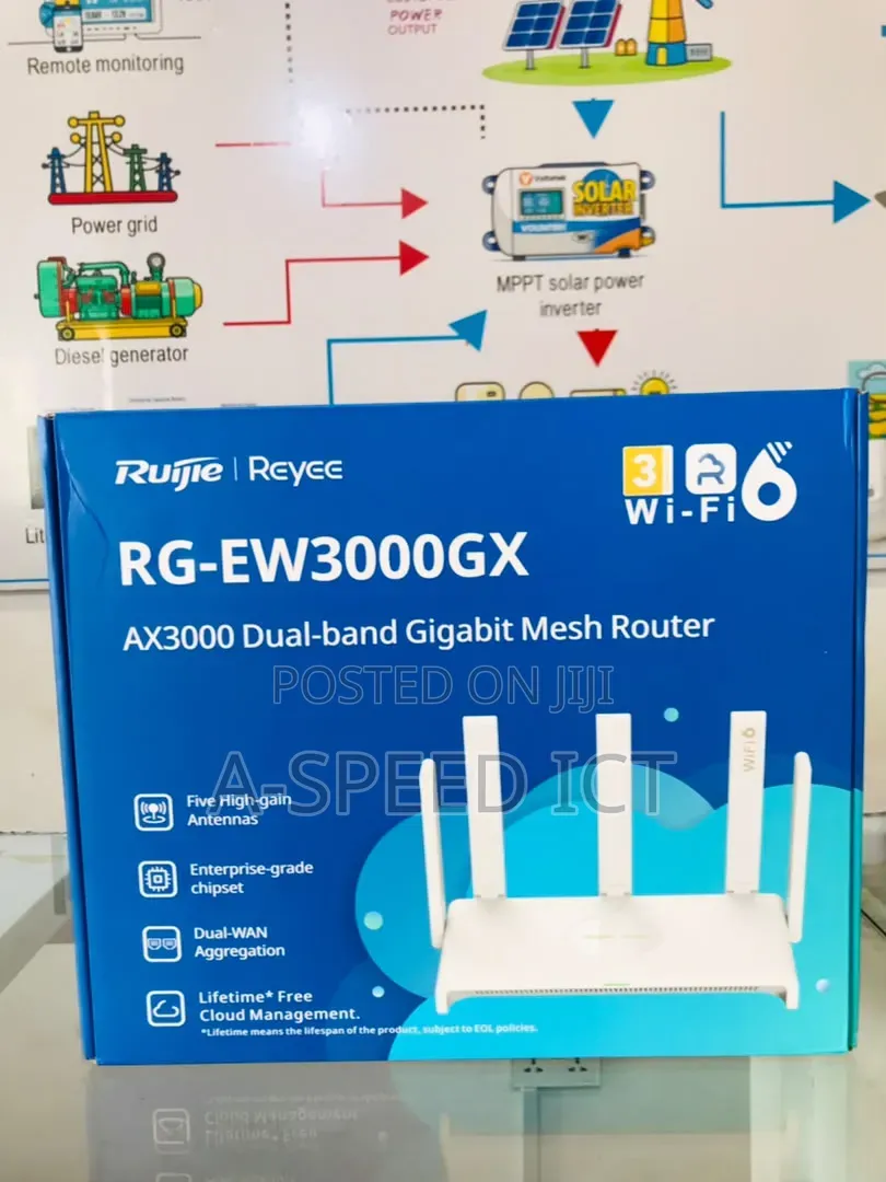 Rujie RG-EW3000GX AX 3000Dual-Band Gigabit Mesh Router