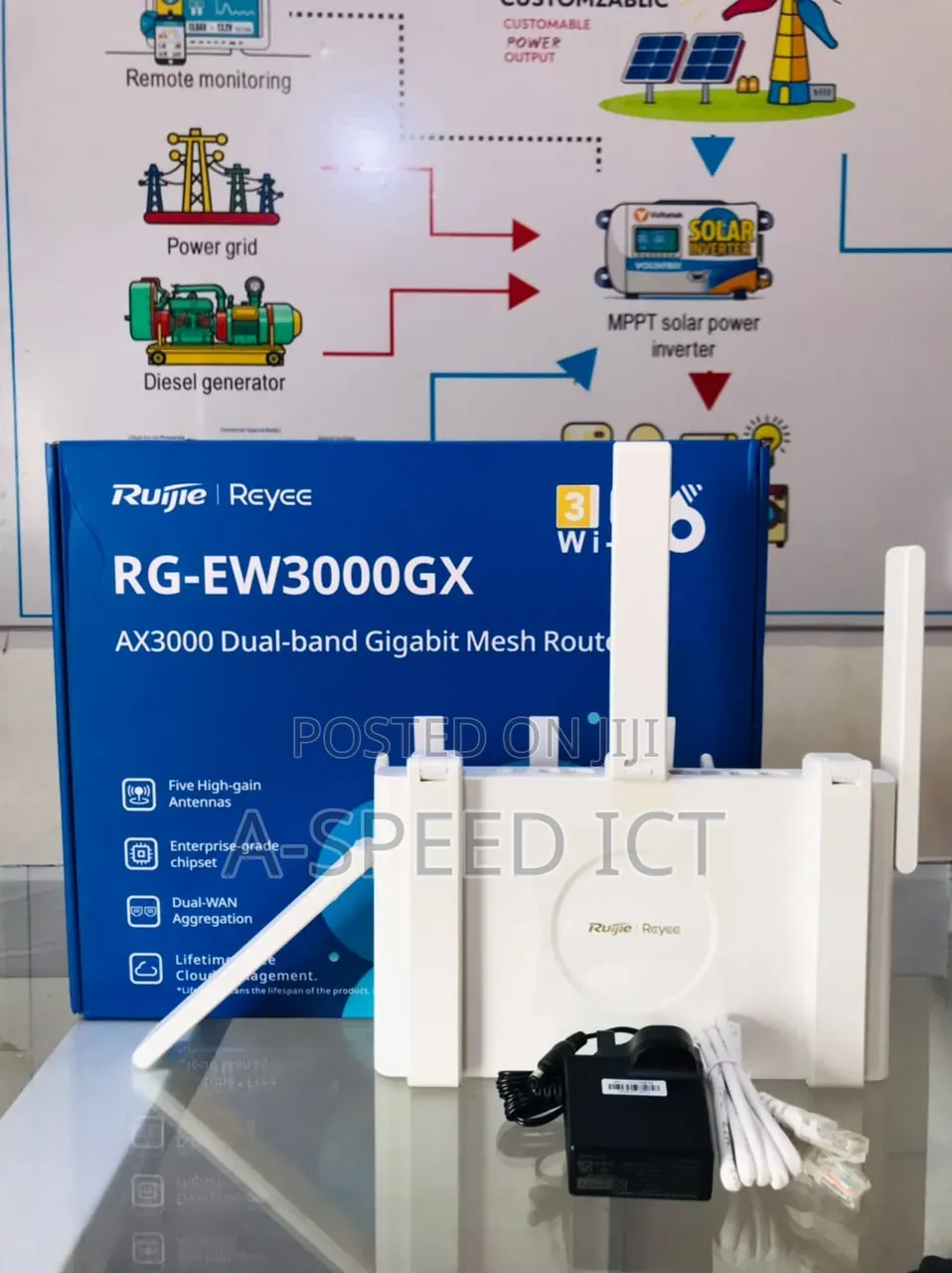 Rujie RG-EW3000GX AX 3000Dual-Band Gigabit Mesh Router