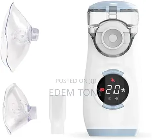 Blue-Rechargeable Mesh Nebulizer Machine for Child and Adults