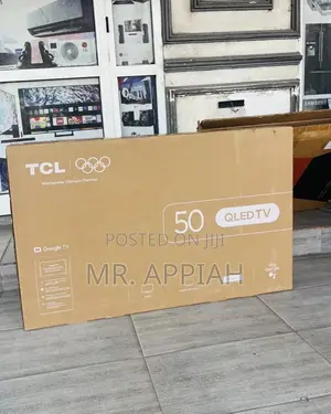 Check Out Durable TCL 50” Qled Smart Satellite Android TV(Black) 