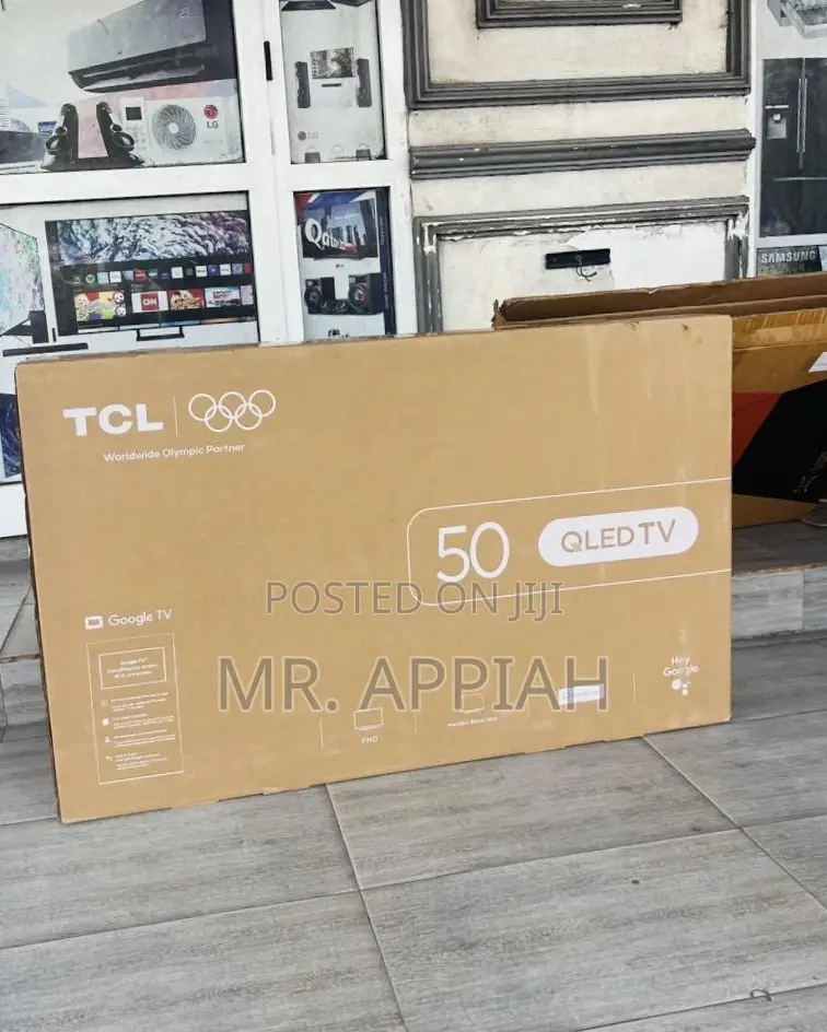 Check Out Durable TCL 50” Qled Smart Satellite Android TV(Black) 