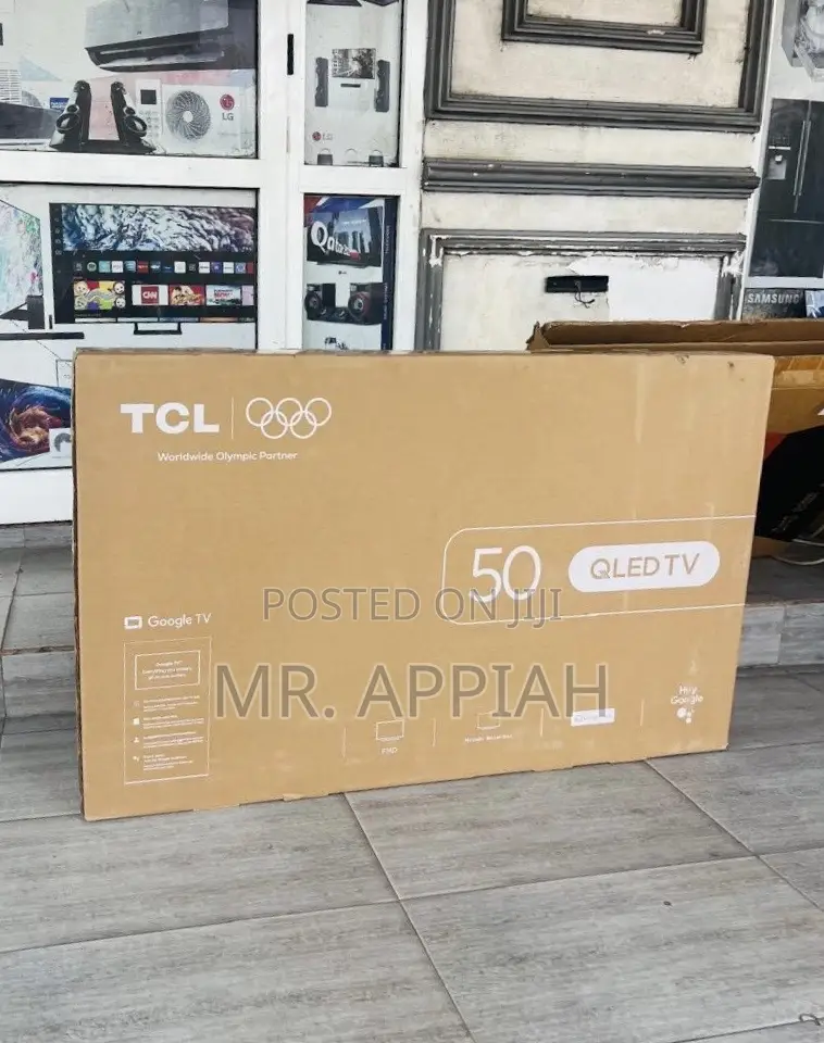 Buy TCL 50” Qled Smart Satellite Android Television(2024 Model)
