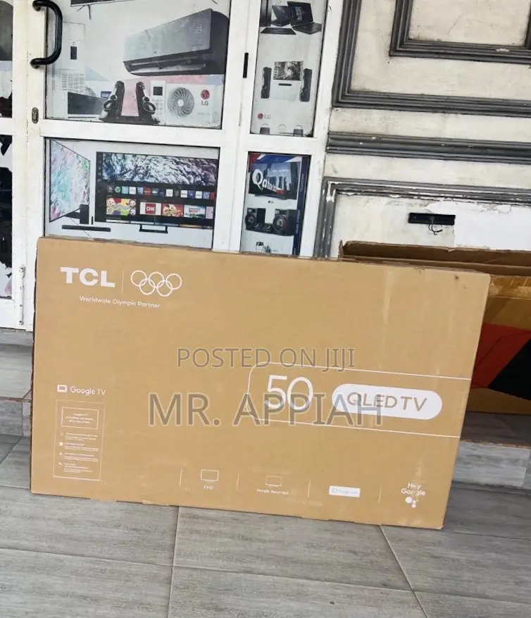 Buy TCL 50” Qled Smart Satellite Android Television(2024 Model)