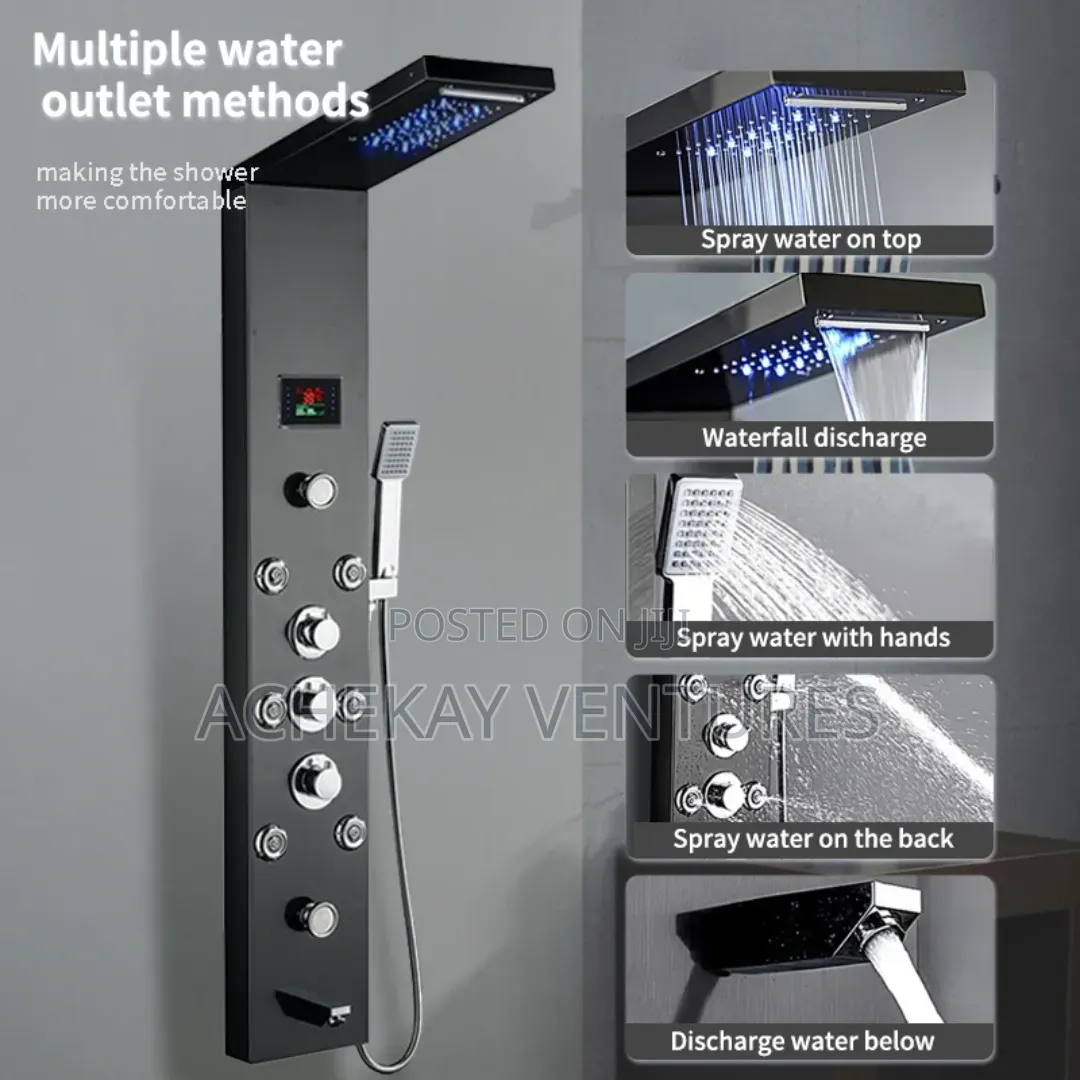 Spa Digital Shower Display Screens Shower Mixer Set
