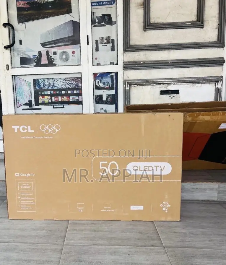 Choose Classic TCL 50” Qled Smart Satellite Android TV(Black) 
