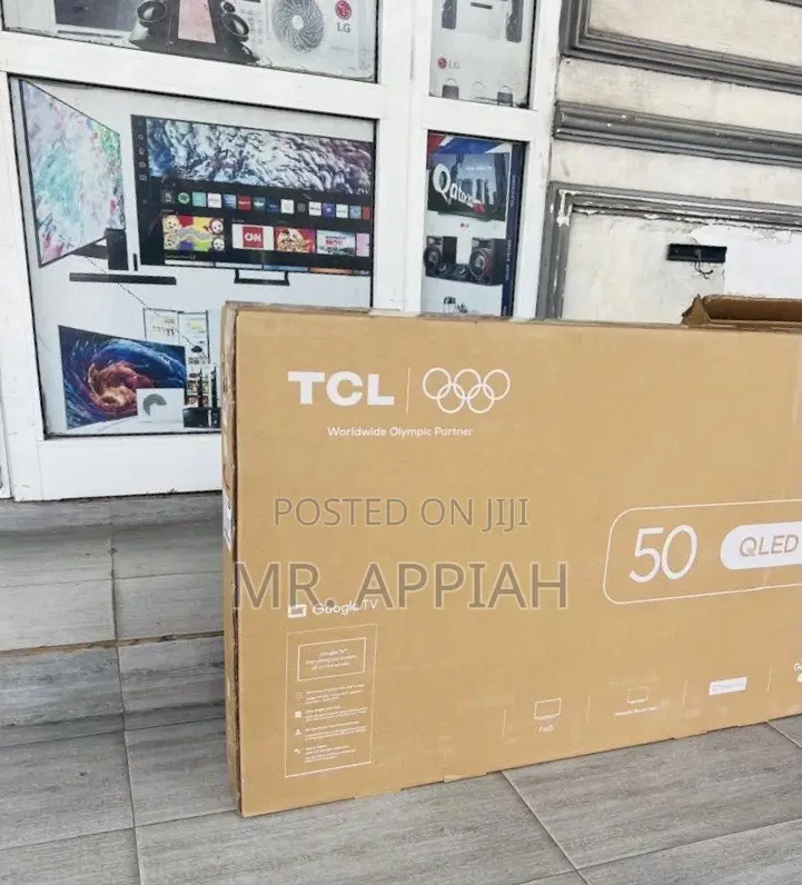 Choose Classic TCL 50” Qled Smart Satellite Android TV(Black) 