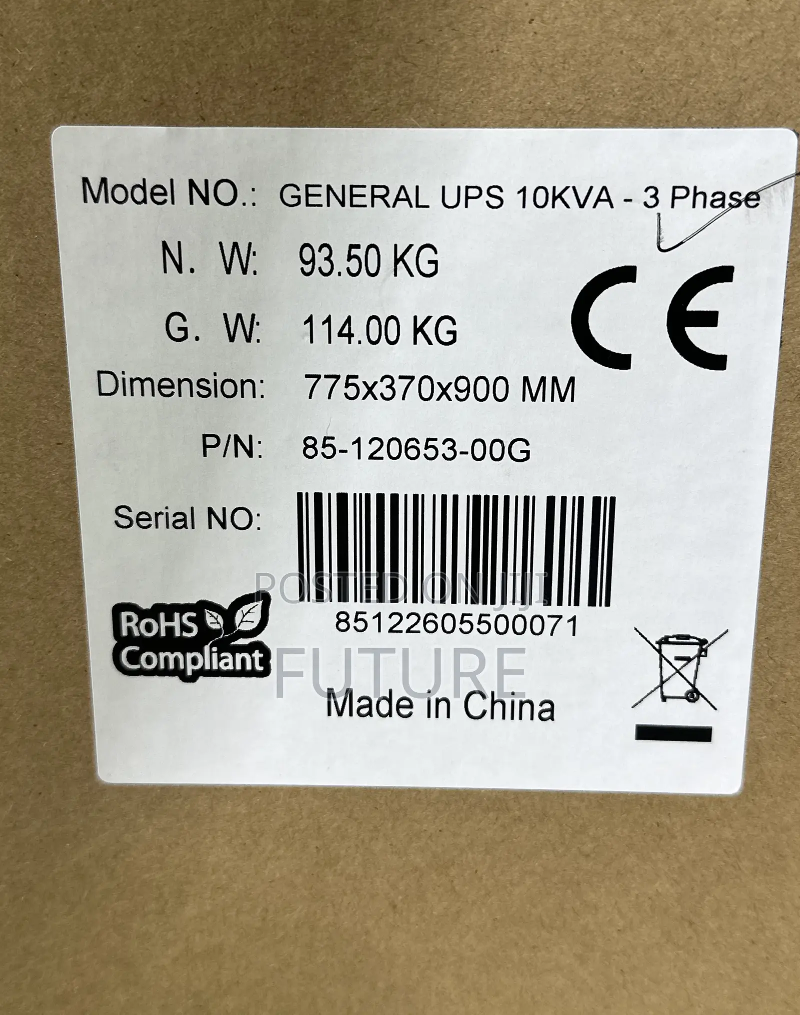General 10kva Ups 3 Phase