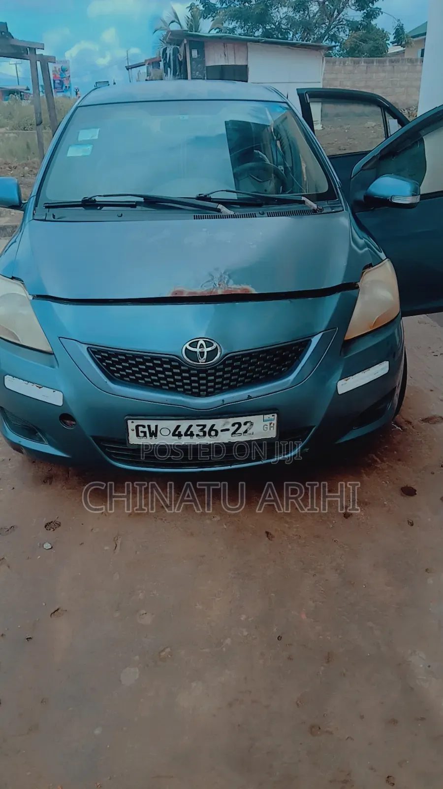 Toyota Belta 2012 Blue