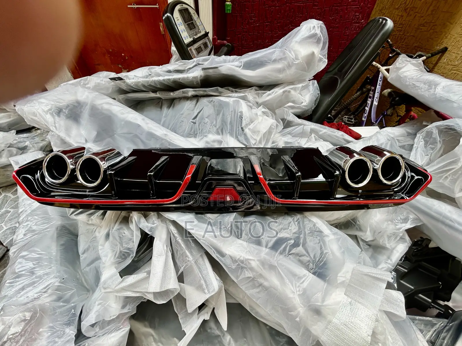 Honda Civic 2016-2017-2018-2019-2020 Back Bumper Diffuser