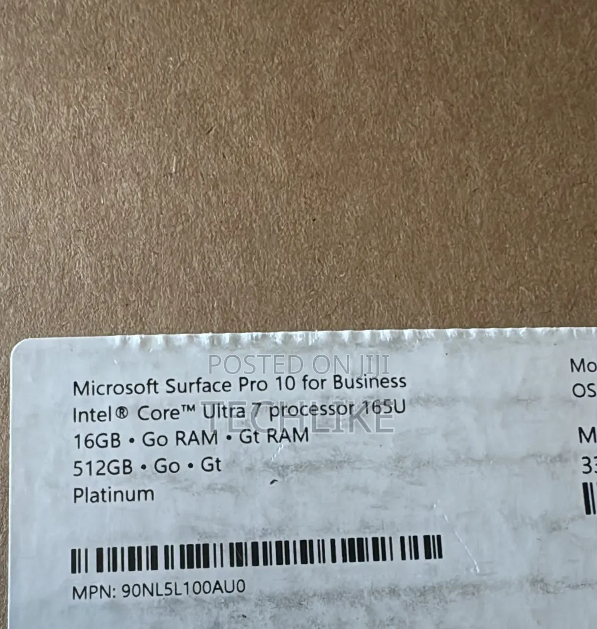 New Laptop Microsoft Surface Pro 10 16GB Intel Core Ultra 7 SSD 512GB
