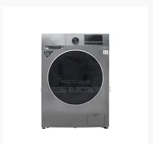 TCL Washing Machine Front Load Full Auto Silver 10.5 Kg Wash and Dry