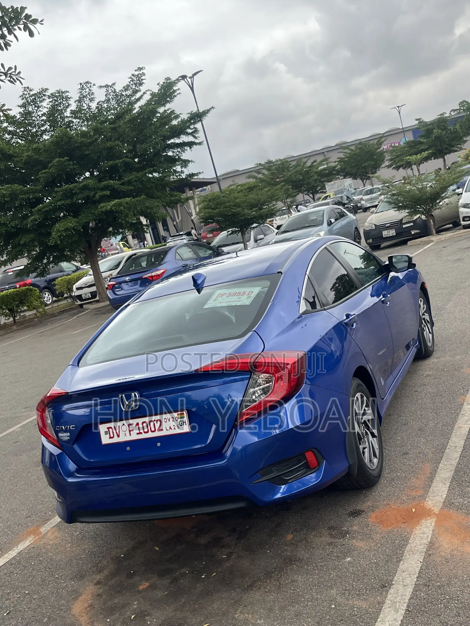 Honda Civic EX Sedan 2018 Blue