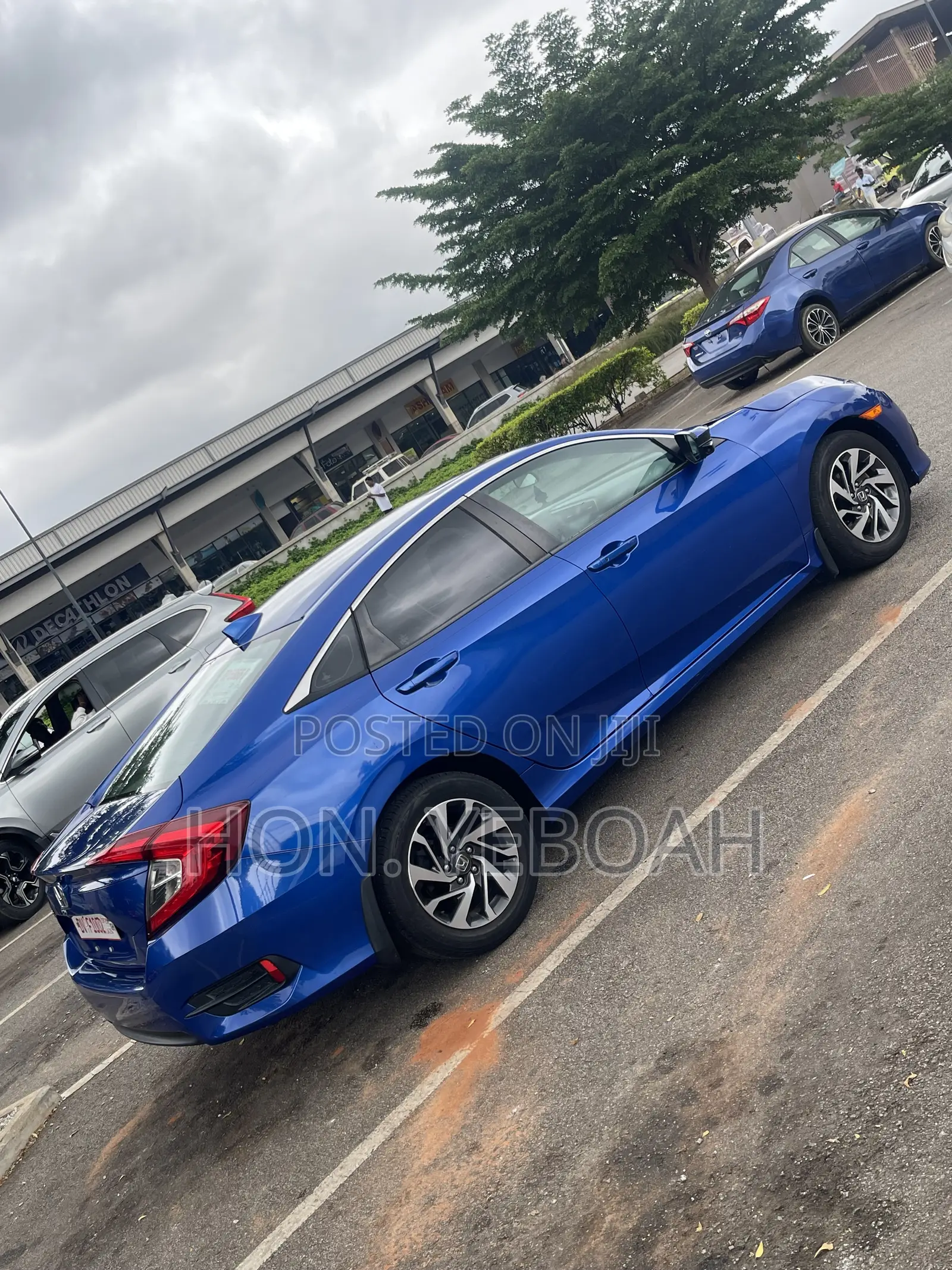 Honda Civic EX Sedan 2018 Blue