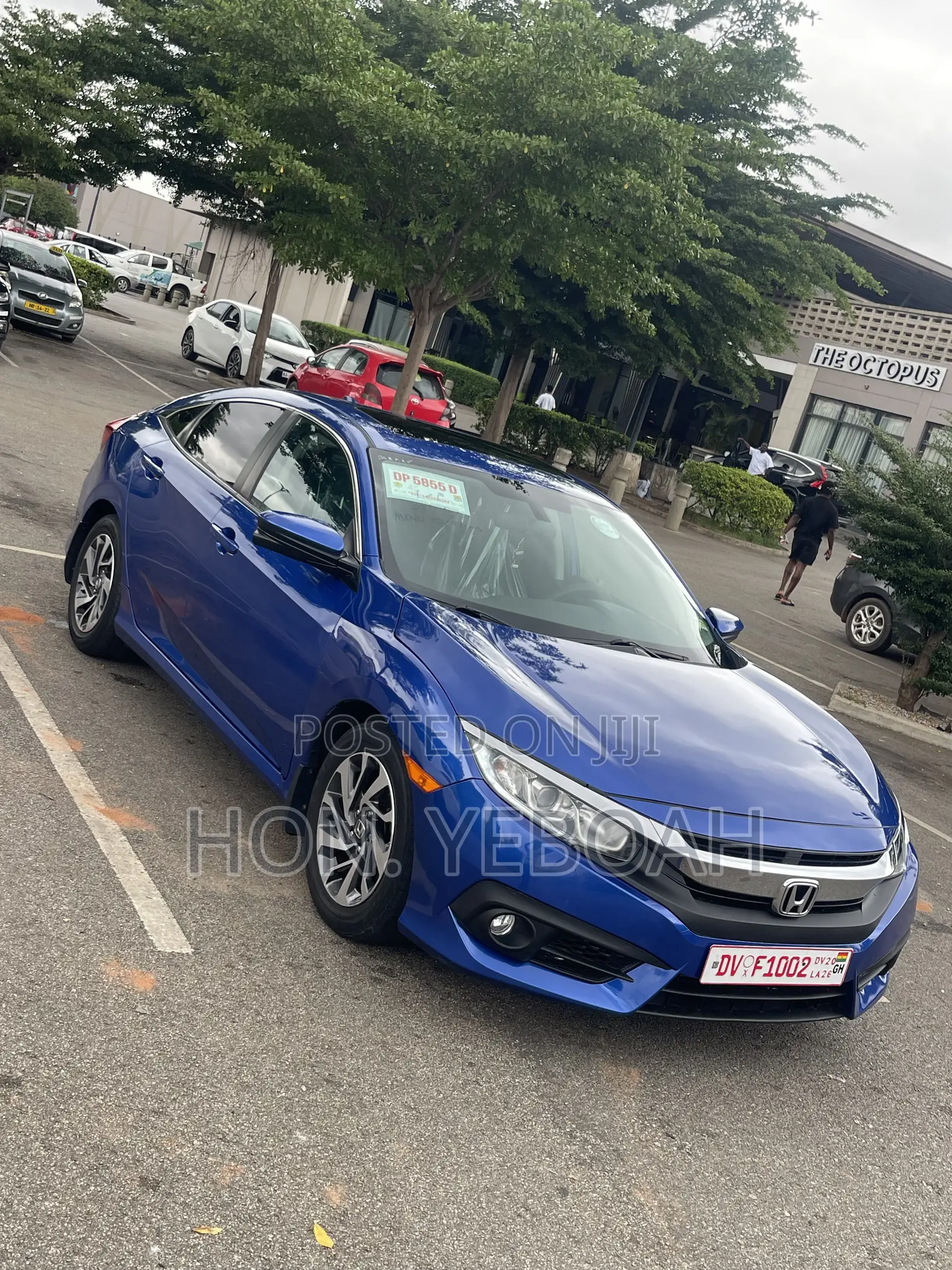 Honda Civic EX Sedan 2018 Blue