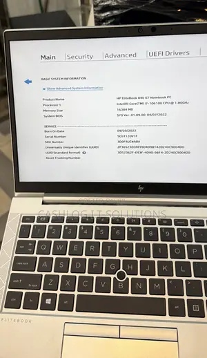 Laptop HP EliteBook 840 G7 16GB Intel Core i7 SSD 256GB