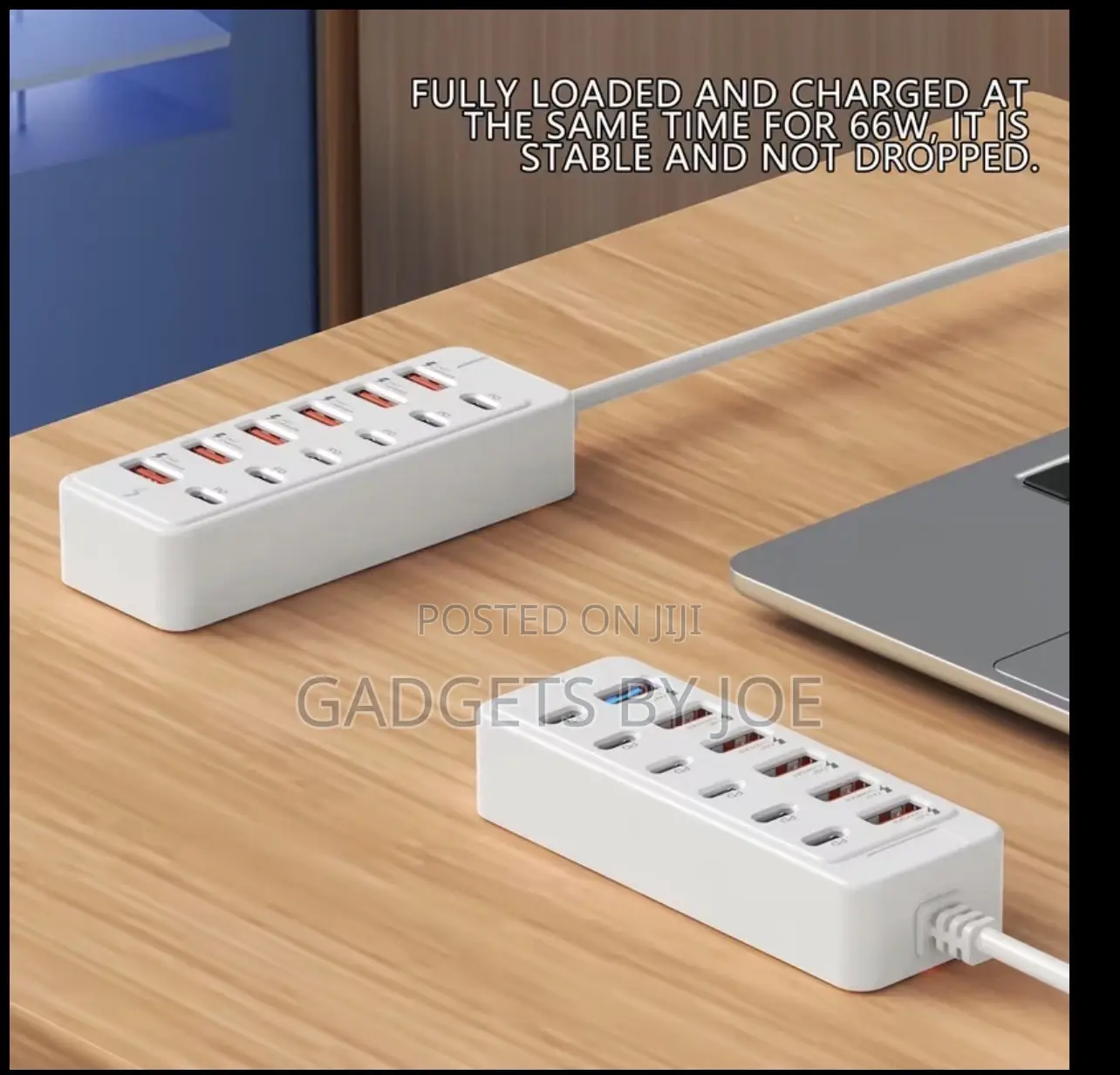 12-Port PD Fast Charging Station, Multi-Port USB Hub, 6×Type-C