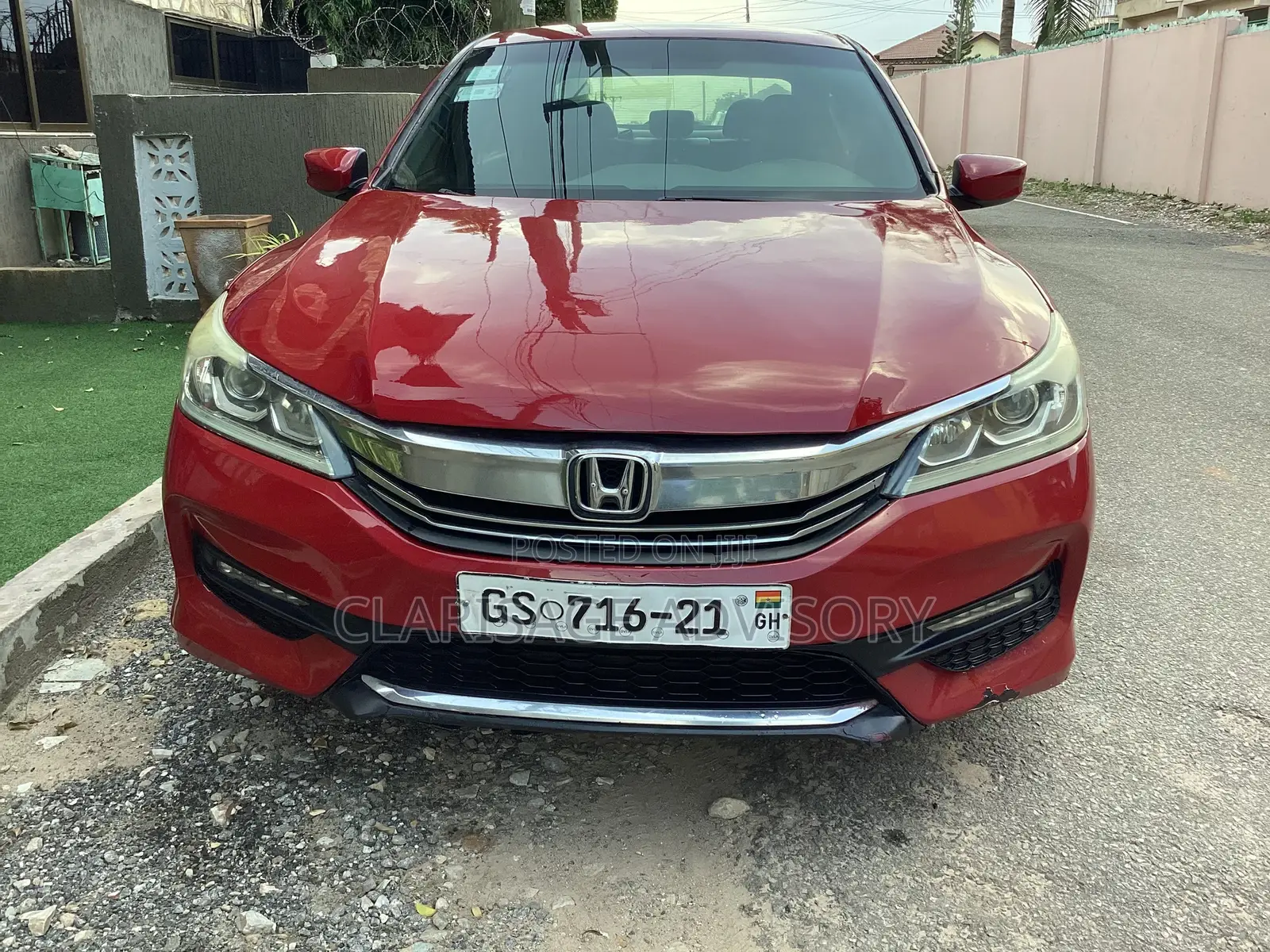 Honda Accord Sport SE 4dr Sedan FWD (2.4L 4cyl 2A) 2017 Red